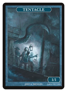 Tentacle Token by Magic Artist Jeff A. Menges MTG Magic Token Givememana - Picture 1 of 2