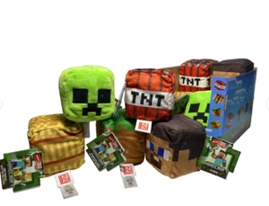 Minecraft Basic Blocks Grass TNT Steve Hay Creeper Five Set or Choose your Own - Picture 1 of 25