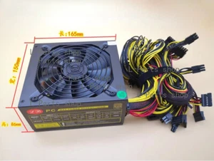 Alimentation LB1850A 1850W neuve 16 6+2 ports support 110V 8 carte graphique - Photo 1/6