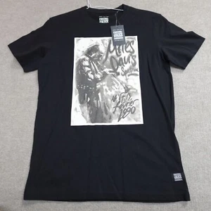 Miles Davis Shirt Medium Black International Montreal Jazz Festival NEW - Picture 1 of 7