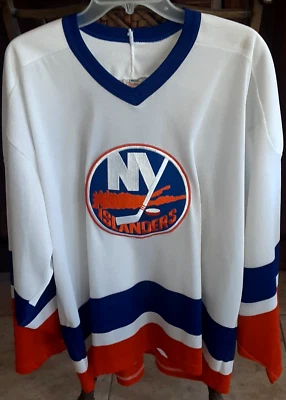 New York Islanders Made in USA CCM Maska Air Knit Vintage Jersey size xl - Image 1 of 4