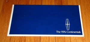 1976 Lincoln Exterior Color Selections Sales Brochure Mark IV Continental - Picture 1 of 2