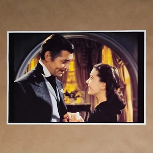 Gone With the Wind Movie Scene Print Scarlett Red Rhett Civil War - CHOOSE SIZE - Picture 1 of 10