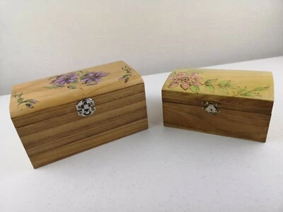 Valerie Hudson Wooden Storage Gift Jewellery Box Boxes - Image 1 of 4