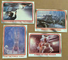 Lot de 4 cartes à collectionner Star Wars Empire Strikes 69 70 71 72 1980 vintage ser.