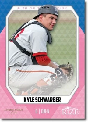 KYLE Schwarzber Phillies 2014 Folha Prodígio ROSA *Edição Limitada* Apenas 200 Fabricado - Imagem 1 de 2