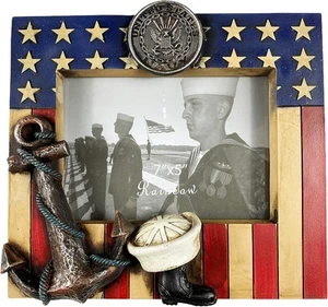 Urbalabs US Navy Military Picture Frame 7 x 5 Military Gifts Service Member - Picture 1 of 7