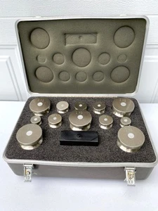 Rice Lake vintage Metric Weighing System Stainless Steel Weights 21 wt set Case - Picture 1 of 11