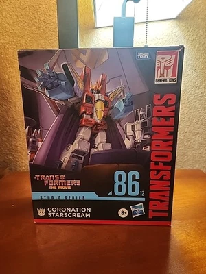Figura de acción Transformers Studio Series Coronation Starscream 86 Leader Class Foto 1 de 4