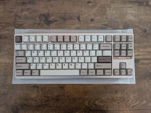 Evoworks Evo80 Wireless Custom TKL Mechanical Keyboard - Sandgold - Bild 1 von 9