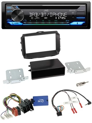 JVC Bluetooth Lenkrad USB DAB CD Autoradio für Alfa Romeo Giulietta 2013-2021 IS - Bild 1 von 4