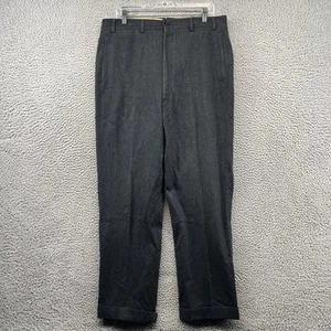 Vintage Talon Wool Pants Mens 36x34 Grey Hunting 60s 70s 80s Made In USA Heavy - Picture 1 of 16