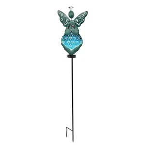 Metal Angel Solar Light 35 4 Inch Waterproof Garden Stake with Solar Charging - Picture 1 of 26