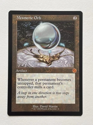 MTG  Mesmeric Orb  31  BRR - Image 1 of 2