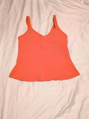 Lululemon | Camiseta sin mangas Align hasta la cintura crema frambuesa | Talla 8 Foto 1 de 4