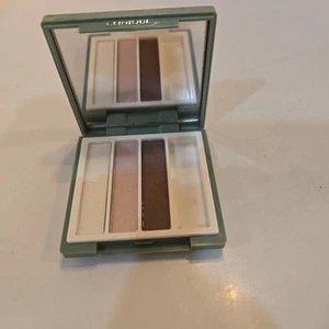CLINIQUE High Impact Eye Shadow Trio SUGAR SUGAR & ROSE WINE DUO .12 OZ / 3.6 g - Picture 1 of 3