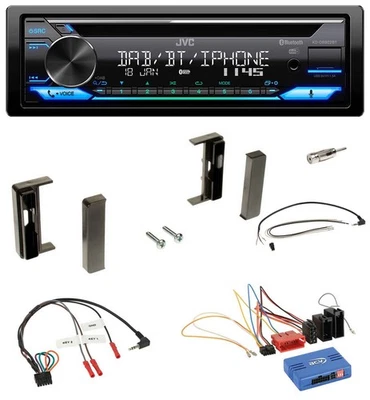 JVC Bluetooth Lenkrad USB DAB CD Autoradio für Audi TT 1998-2006 schwarz - Bild 1 von 4