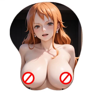 Nami One Piece 3D Boobs Mouse Pad Anime Ergonomic - Picture 1 of 1