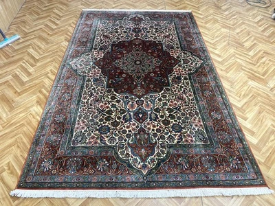 Oriental carpet carpet silk carpet 255 x 160 mint condition pure luxury - Image 1 of 4