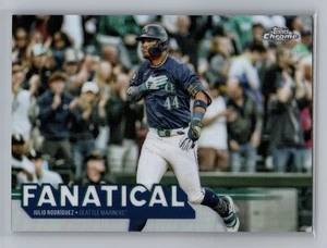 2025 Topps Chrome Julio Rodríguez Seattle Mariners Fanatical SSP #FAN-5 10922 - Foto 1 di 2