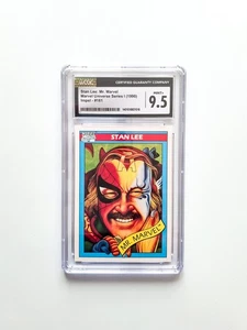 Marvel Universe Impel 1990 Stan Lee Mr. Marvel CGC Graded 9.5 MINT+ in New Case - Picture 1 of 3