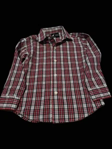 Nautica Boys Youth Long Sleeve Button Down Pocket Dress Shirt Size Small 6-7 - Picture 1 of 7