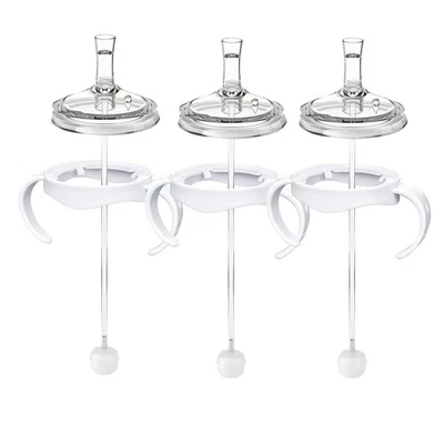 Philips Avent Sippy Cup Kit Soft Straw & Handles 3 Pack Transition Set - Image 1 of 4