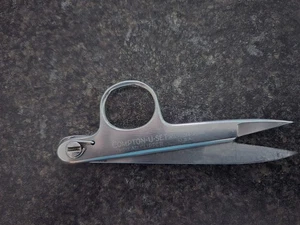 Compton U Set Stainless Steel Thread Clippers USA 4.5 Inches - Picture 1 of 4