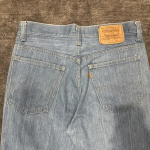 Vintage 70er 80er Levi’s 517 Bootcut Schlagjeans orangefarbenes Etikett 32 x 30 (28) hergestellt in den USA Western - Bild 1 von 14