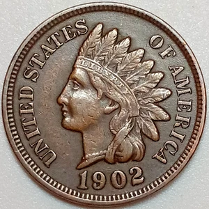 1902 Indian Head Penny (Lot#3) - Picture 1 of 2