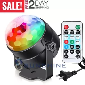 Disco RGB DJ Stage Light Effect Lighting LED Ball Crystal Ball Home Club Party - Picture 1 of 12