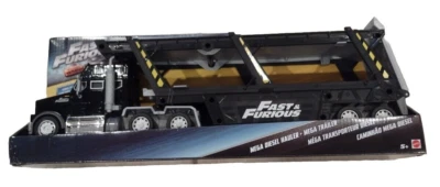 Rare Mattel Fast & Furious Mega Diesel Hauler Black Hot Wheels Truck 2016 HTF - Image 1 of 4
