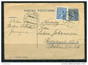 Poland 1931 Uprated Postal Stationary card Henryk Sienkiewich Writer Nobel Pri - Picture 1 of 2