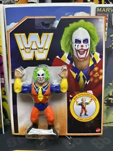 Mattel WWF WWE Retro Doink The Clown Figure - Real Superstar Action Clown Around - Foto 1 di 2