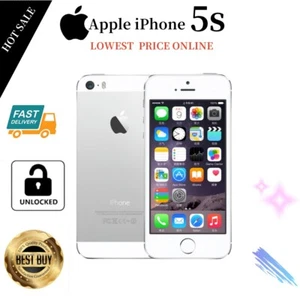 【Big Sale】Apple iPhone 5S-16GB/32GB/64GB-All Color Network Unlocked-Very Good NS - Picture 1 of 18