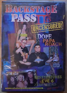 Backstage Pass II - New Factory Sealed DVD - Uncensored Papa Roach - Eve 6 etc. - Foto 1 di 2