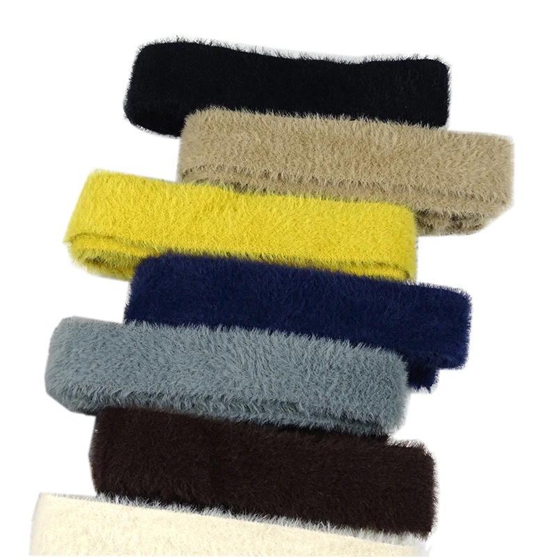 1 pieza Dama Mohair Tejido Faja Cinturón Cintura Con Cordones Cinta Difusa para Bata Abrigo Elegante Foto 1 de 4