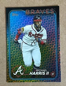 2024 Topps Serie 1 Michael Harris II #243 Osterferienfolie Atlanta Braves - Bild 1 von 2