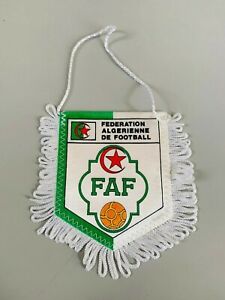 Algérie FAF fédération fanion vintage banderin pennant wimpel football