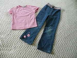 girl t shirt and jeans pants set Size 6X - Picture 1 of 3