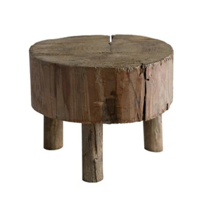 Solid Wood Photography Small Round Stool Toddler Miniature Chair - Picture 1 of 12