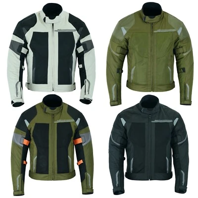 Textil Motorrad Jacke mit Protektoren Wasserdicht Textil Jacke Motorrad Jacke  - Bild 1 von 2