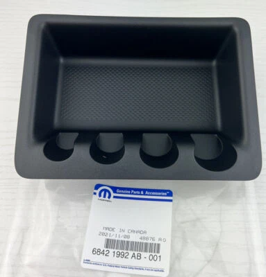 2011-2022 CHRYSLER 300 DODGE CHARGER CONSOLE BIN TRAY OEM NEW MOPAR 68421992AB - Image 1 of 4