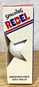 Bolas de golf vintage SPALDING REBEL ~ manga de 3 ~ stock antiguo ~ caja original - Imagen 1 de 5