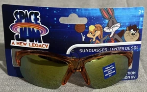 SPACE JAM 2 NEW LEGACY 3+ children’s Mirrored 100%UV Sunglasses Bugs Bunny Taz - Picture 1 of 3