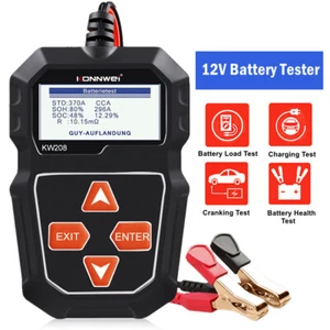 Car Battery Analyzer 12V Battery Tester Load Charging Cranking System Test Tool - Picture 1 of 12