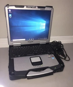 PANASONIC CF-30 L7500 2 DUO 1.6GHZ/ TOUCH/ BT/  DVDROM/ WIN10 /250GB / 3GB RAM - Picture 1 of 6