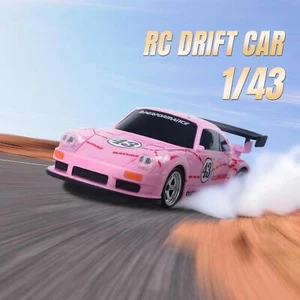 1/43 2.4G RC Drift Car Vehículos de Carreras RTR Alta Velocidad 15KM/H 4x4 Mini Coche Luces - Imagen 1 de 24