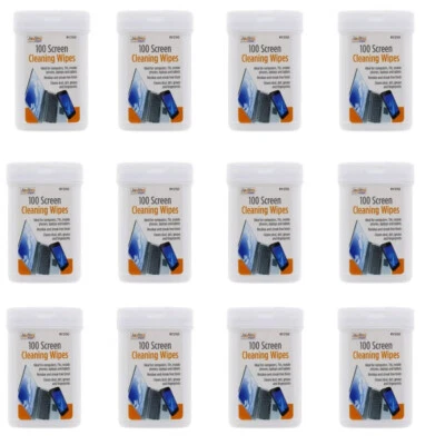 100-1200 Screen Cleaning Wet Wipes Laptop TV Computer Monitor Cleaner Screen UK - Image 1 of 4