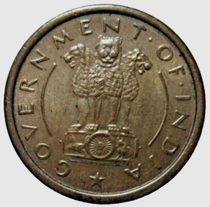 INDIA. 1 PICE, 1952 B. - Picture 1 of 2